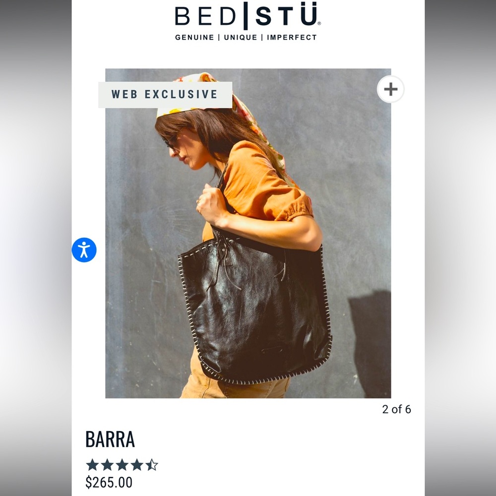 BED|STU - LIKE NEW Barra Leather Tote